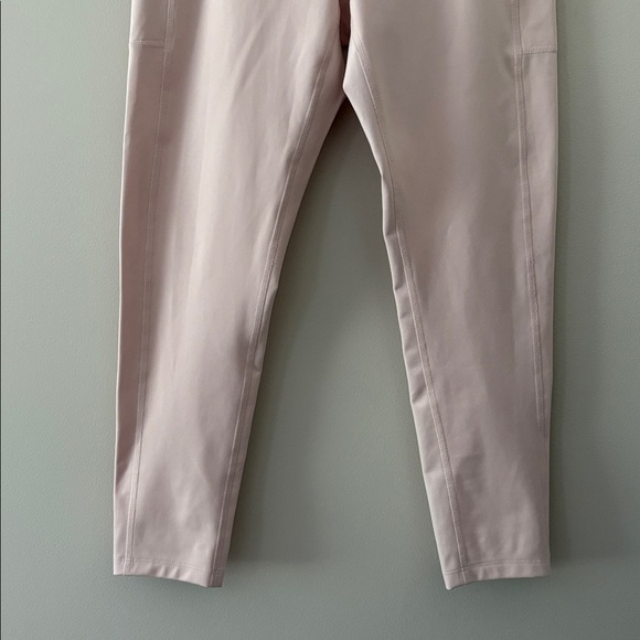 Girlfriend Collective High Rise Pocket Crop Leggings Blush Size M - Picture 5 of 9